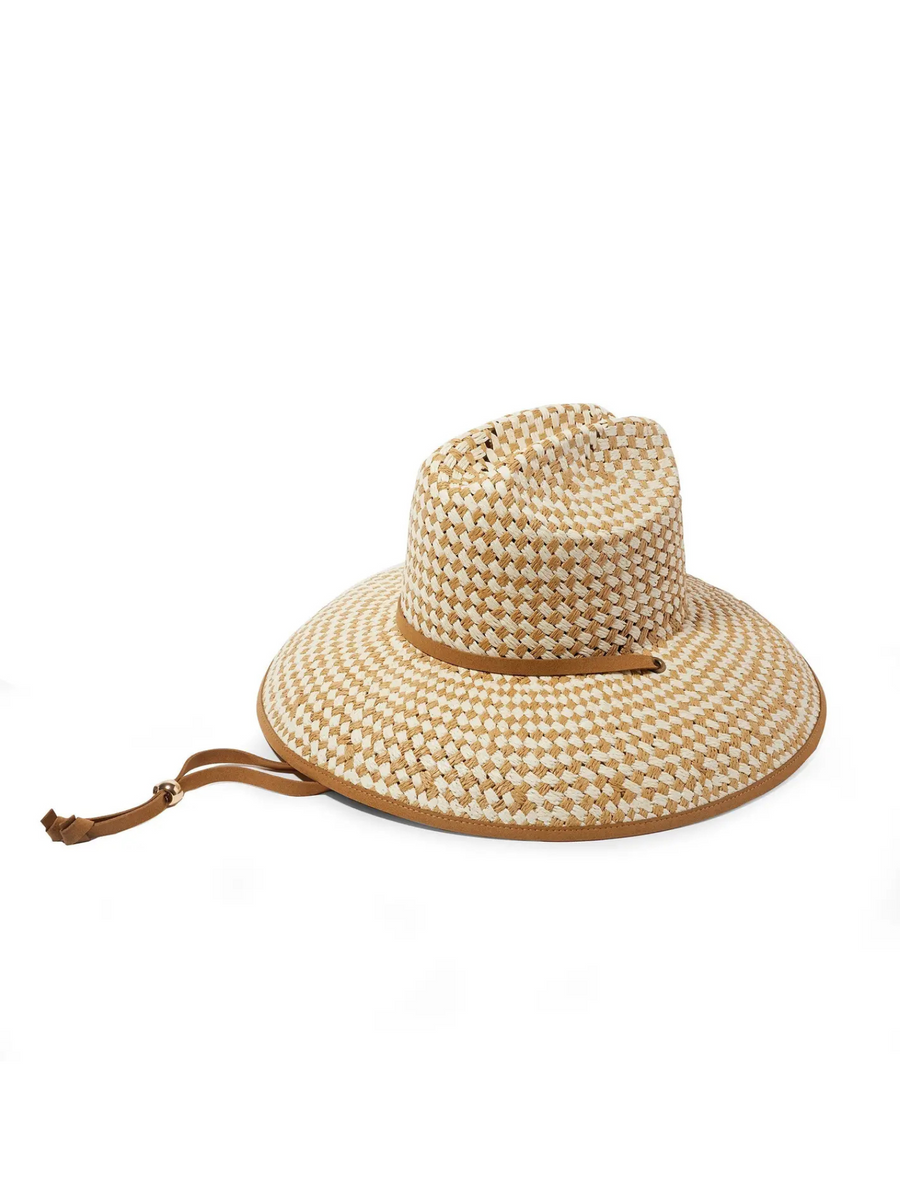 Lele Sadoughi Natural Straw Checkered Hat – Mod39