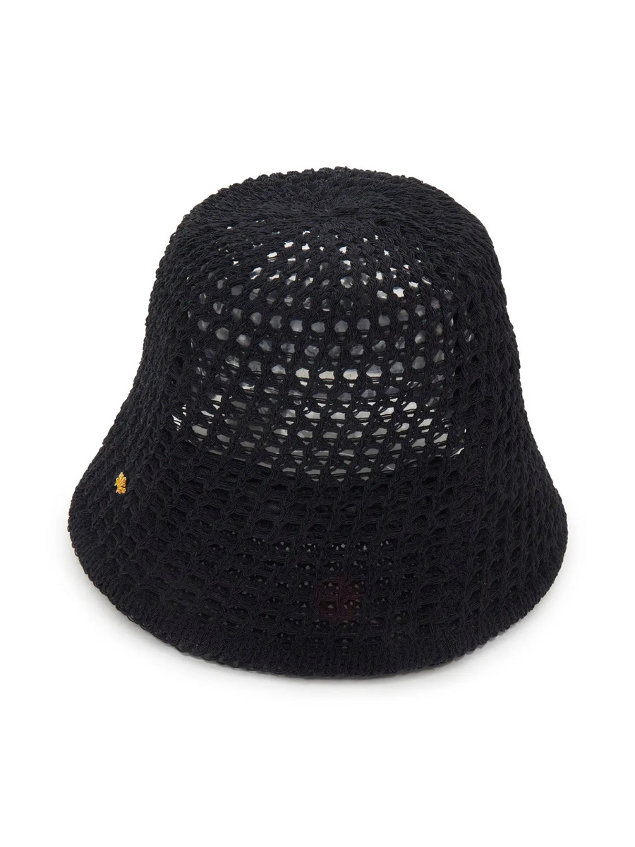 Lele Sadoughi Jet Open Weave Bucket Hat – Mod39 display picture 2
