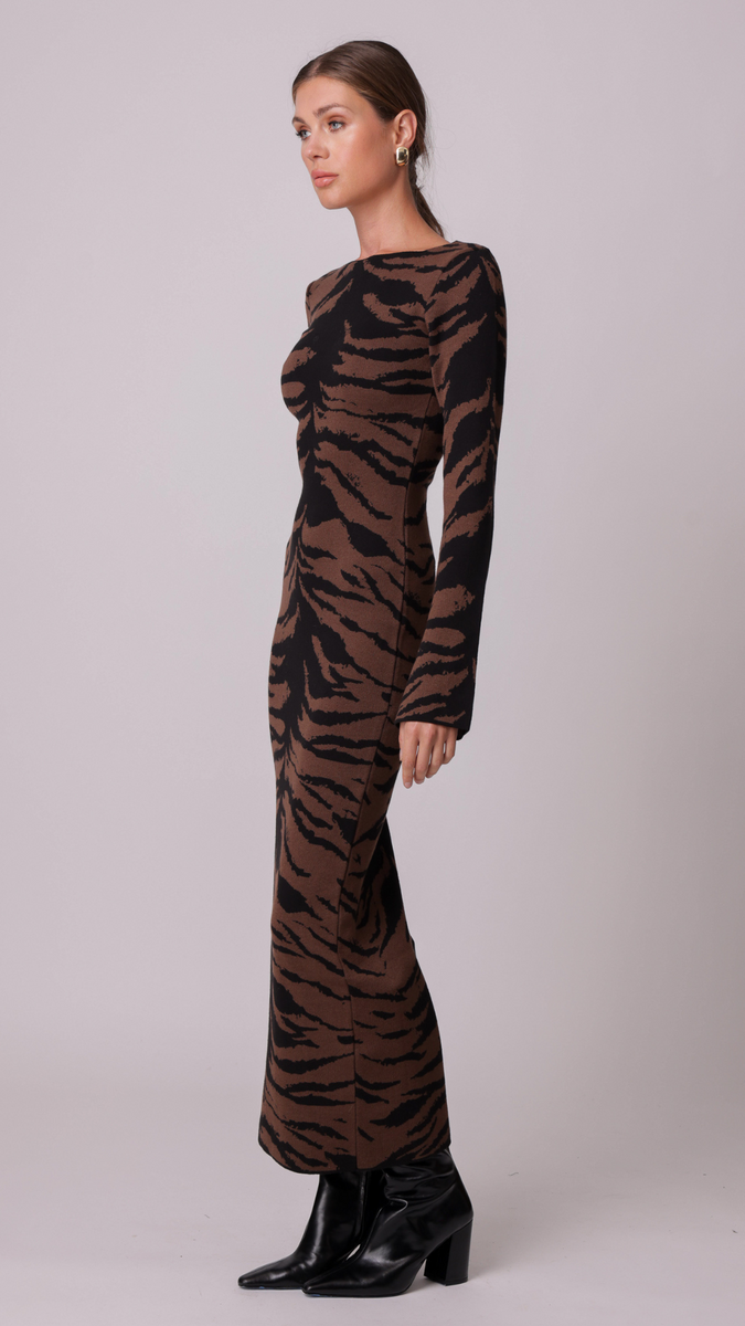Cecily check long dress 【公式通販】