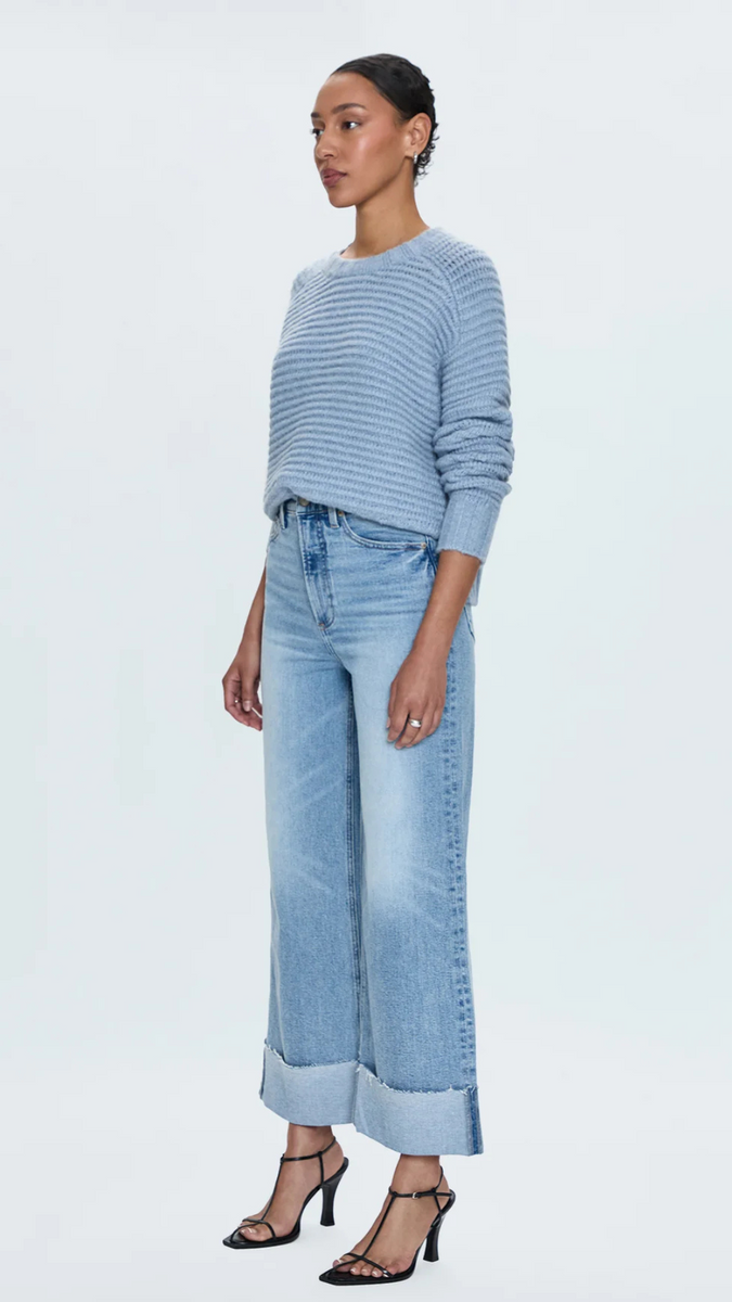 Pistola Lana Crop Cuffed in Snowcat – Mod39
