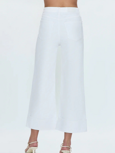 Pistola Lana Crop in Vivid White