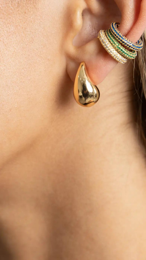 Sahira Jewelry Tinsley Sapphire Ear Cuff