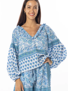 Bindu Carlie Bloom Top