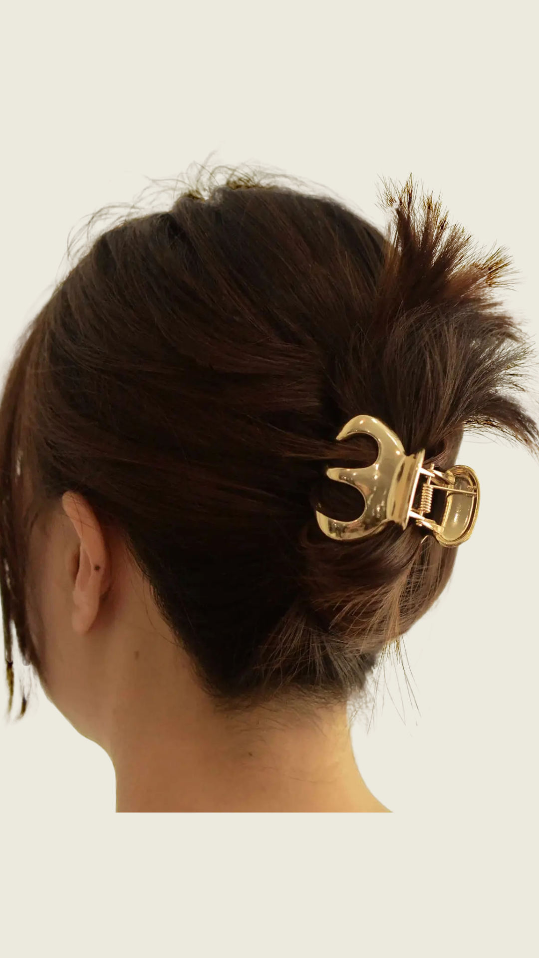 Metal Hair Claw Clip | Gold