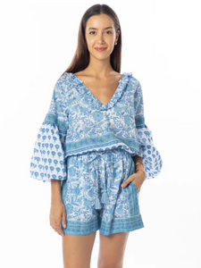 Bindu Carlie Bloom Top
