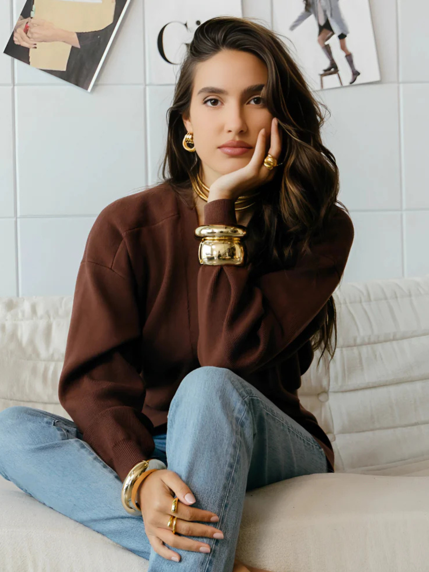 Sahira Roxy Statement Bangle