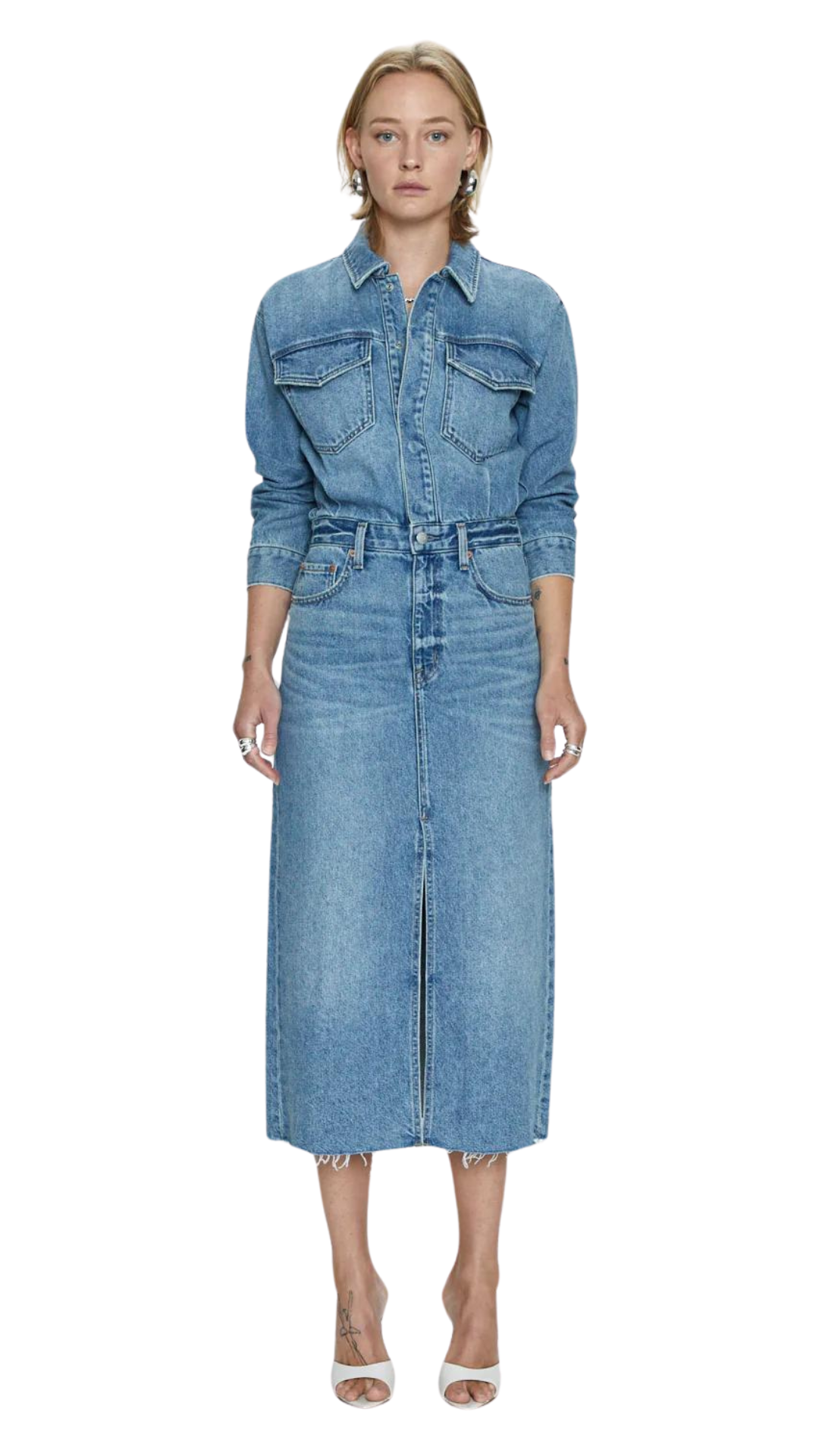 Pistola Denim- Amira Midi Dress