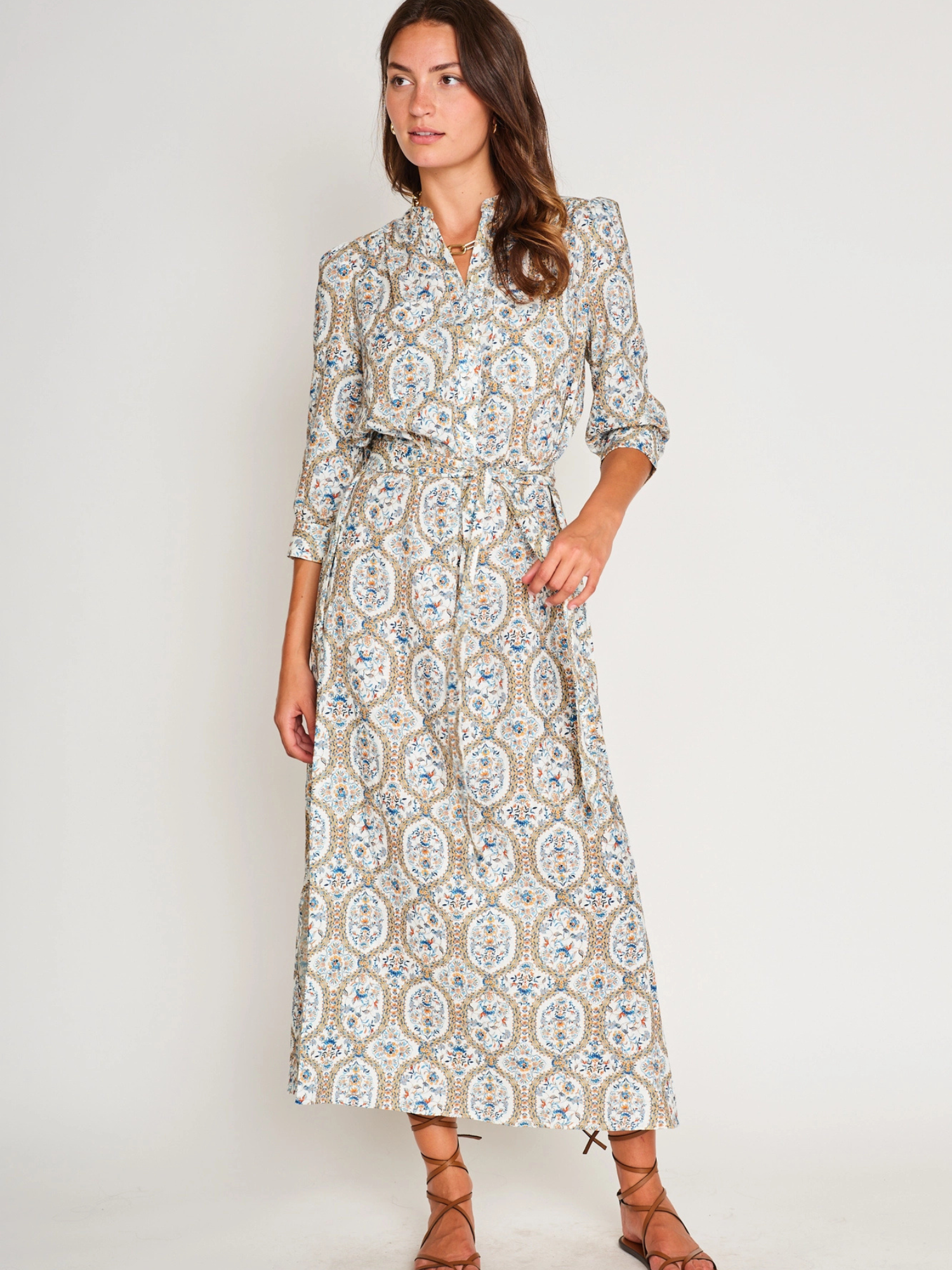 dRA Cassie Printed Midi Dress