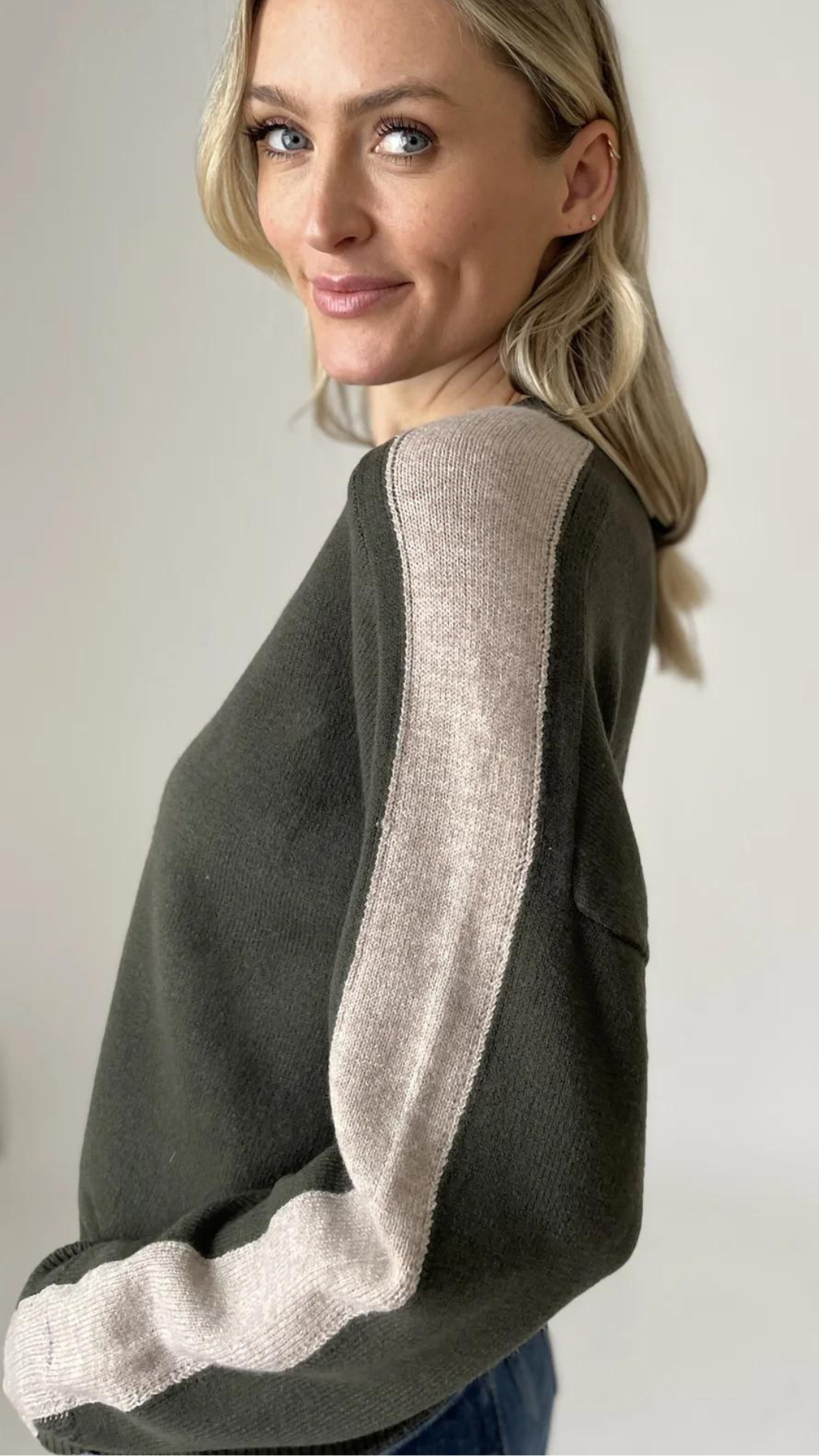 Six Fifty Nicole Sweater Olive/Latte