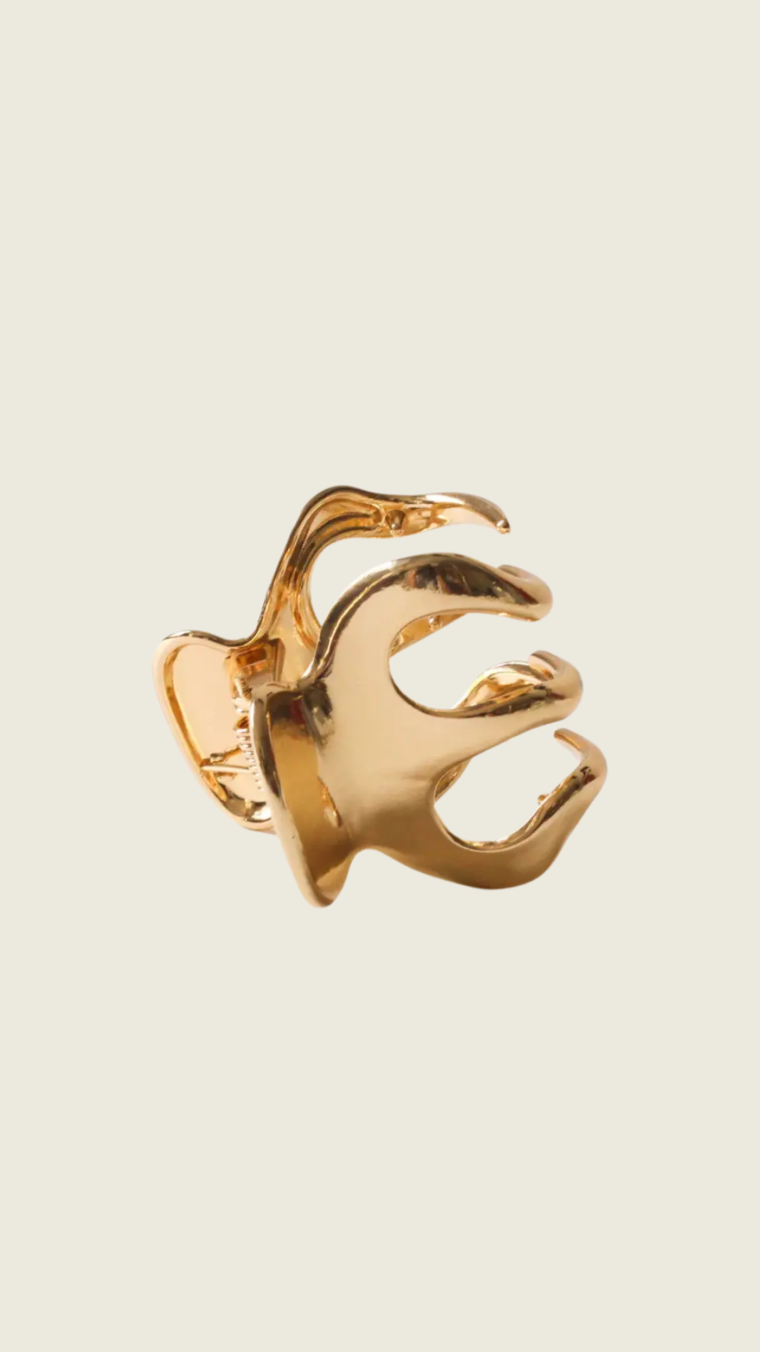 Metal Hair Claw Clip | Gold