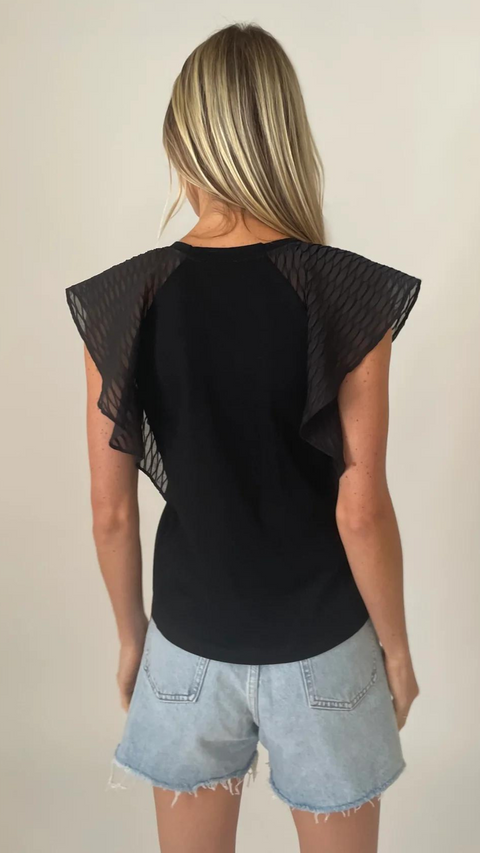 Six Fifty Lucia Top- Black