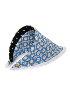 Lele Sadoughi Denim Eyelet Jackie Hankerchief Headband