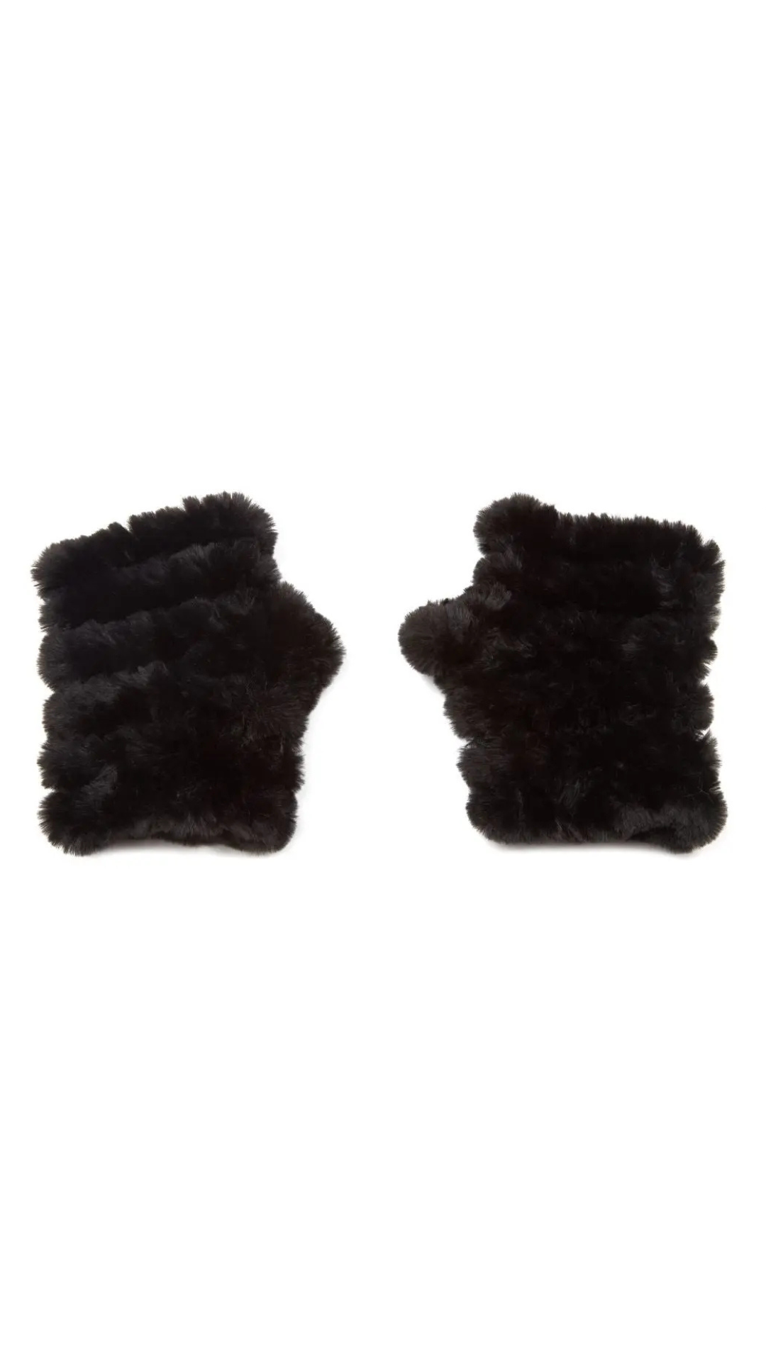 Jocelyn Mandy Faux Fur Fingerless Mittens