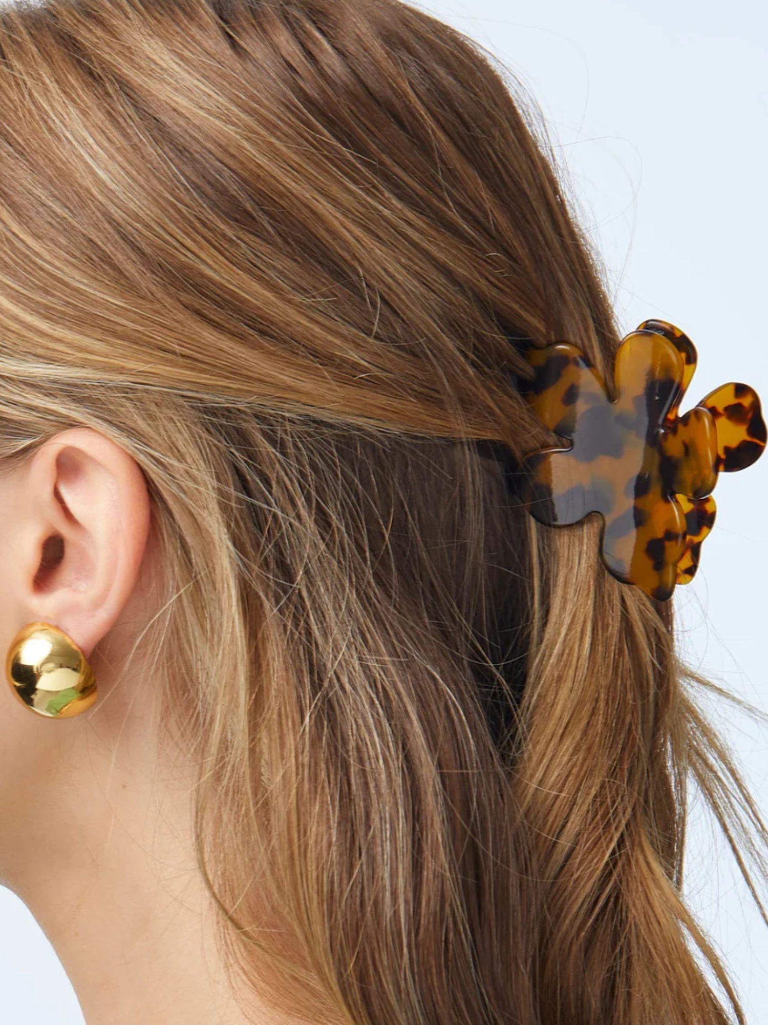 Lele Sadoughi Tortoise Lily Claw Clip