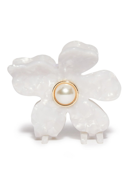 LELE SADOUGHI NWT AUTHENTIC LARGE EMBELLISHED MOTHER-OF-PEARL ACETATE CLAW CLIP lele-sadoughi-hair-one-size-  main image 2