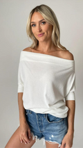 Six Fifty Short Sleeve Anywhere Top - Ivory