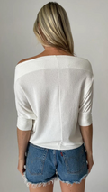 Six Fifty Short Sleeve Anywhere Top - Ivory