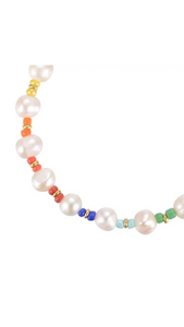 Sahira Jewelry Design Malibu Rainbow Pearl Bracelet