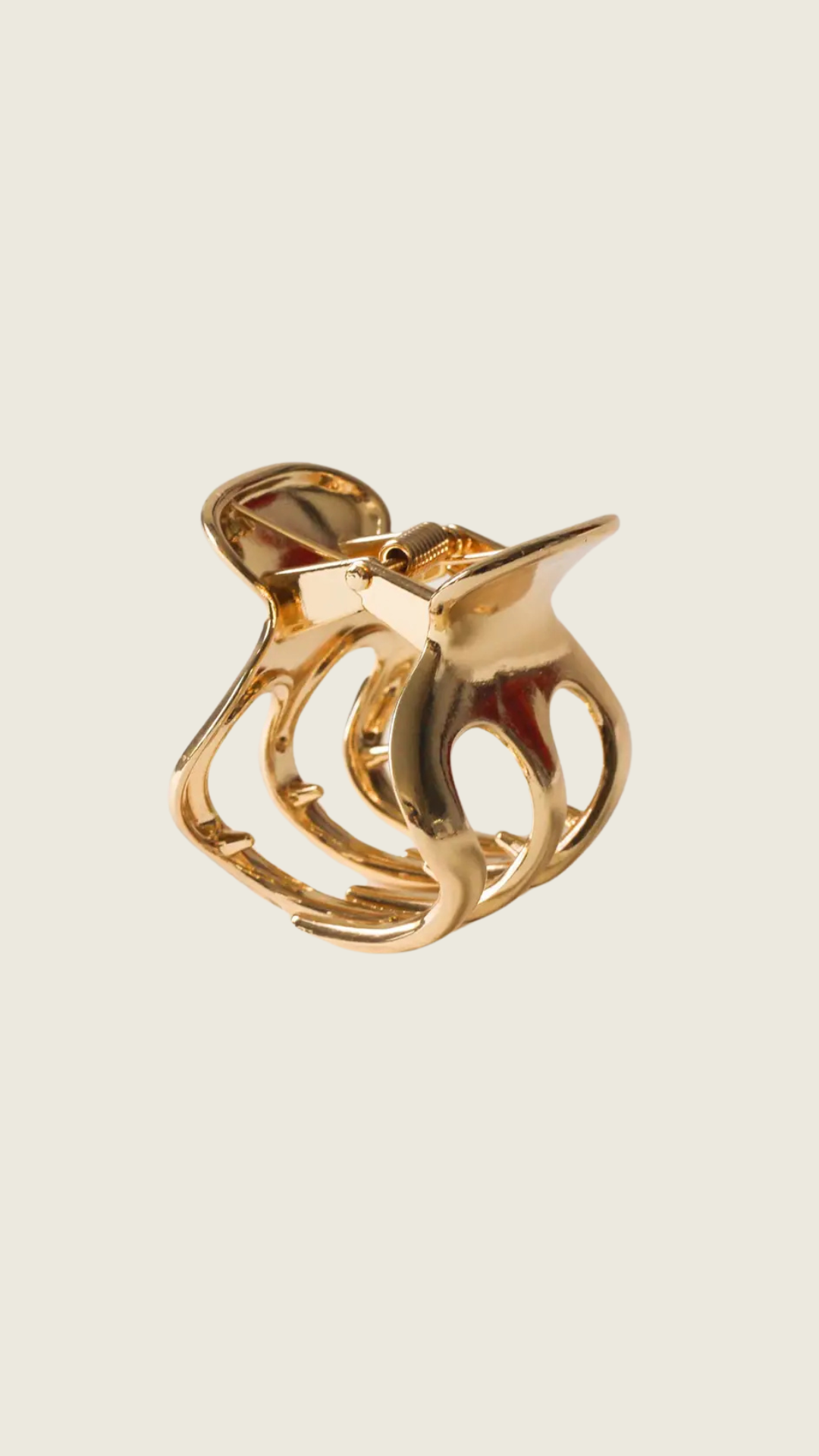 Metal Hair Claw Clip | Gold