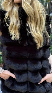 Jocelyn Faux Fur Reversible Bongo Vest