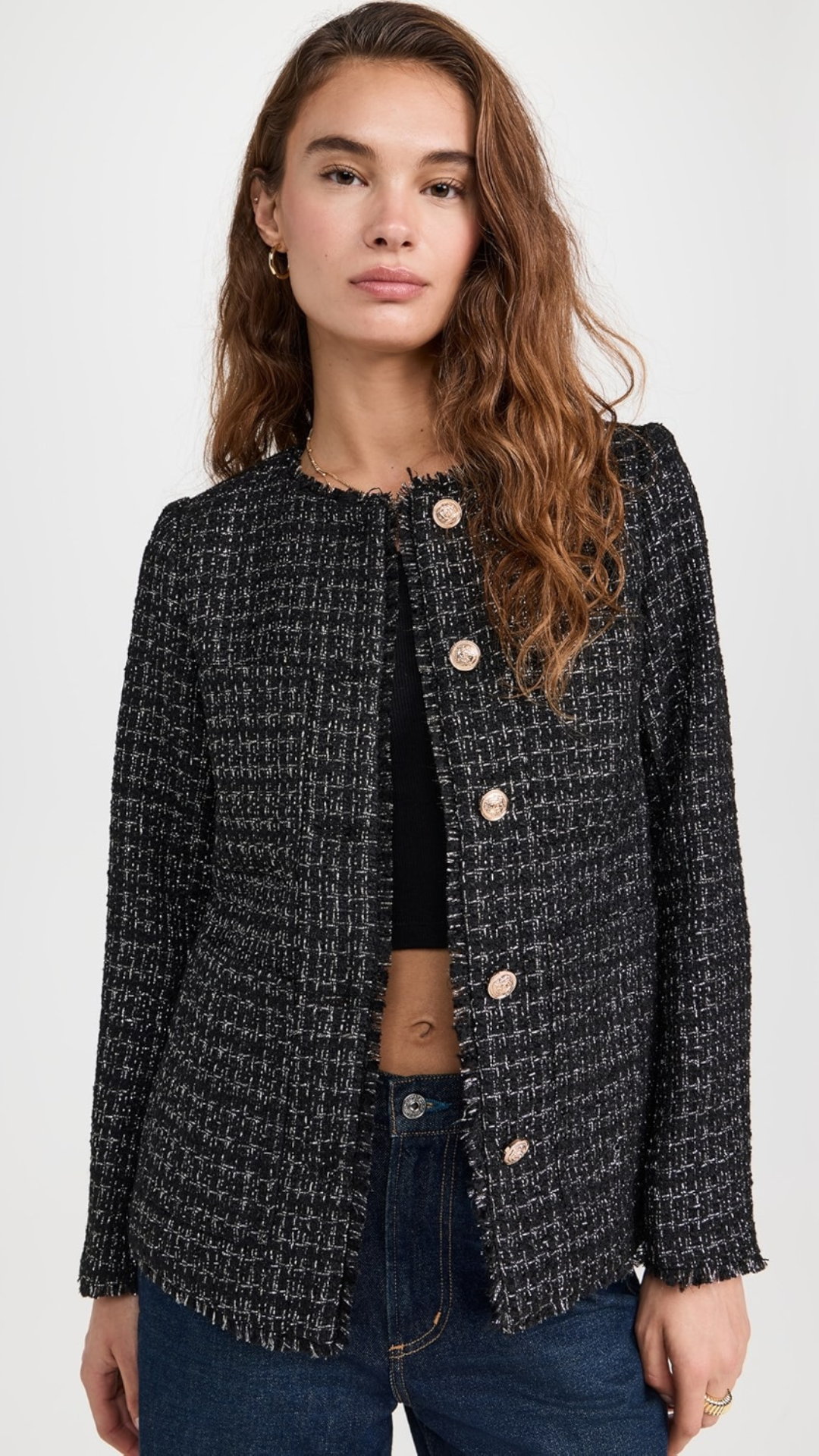 Line + Dot Knox Tweed Jacket