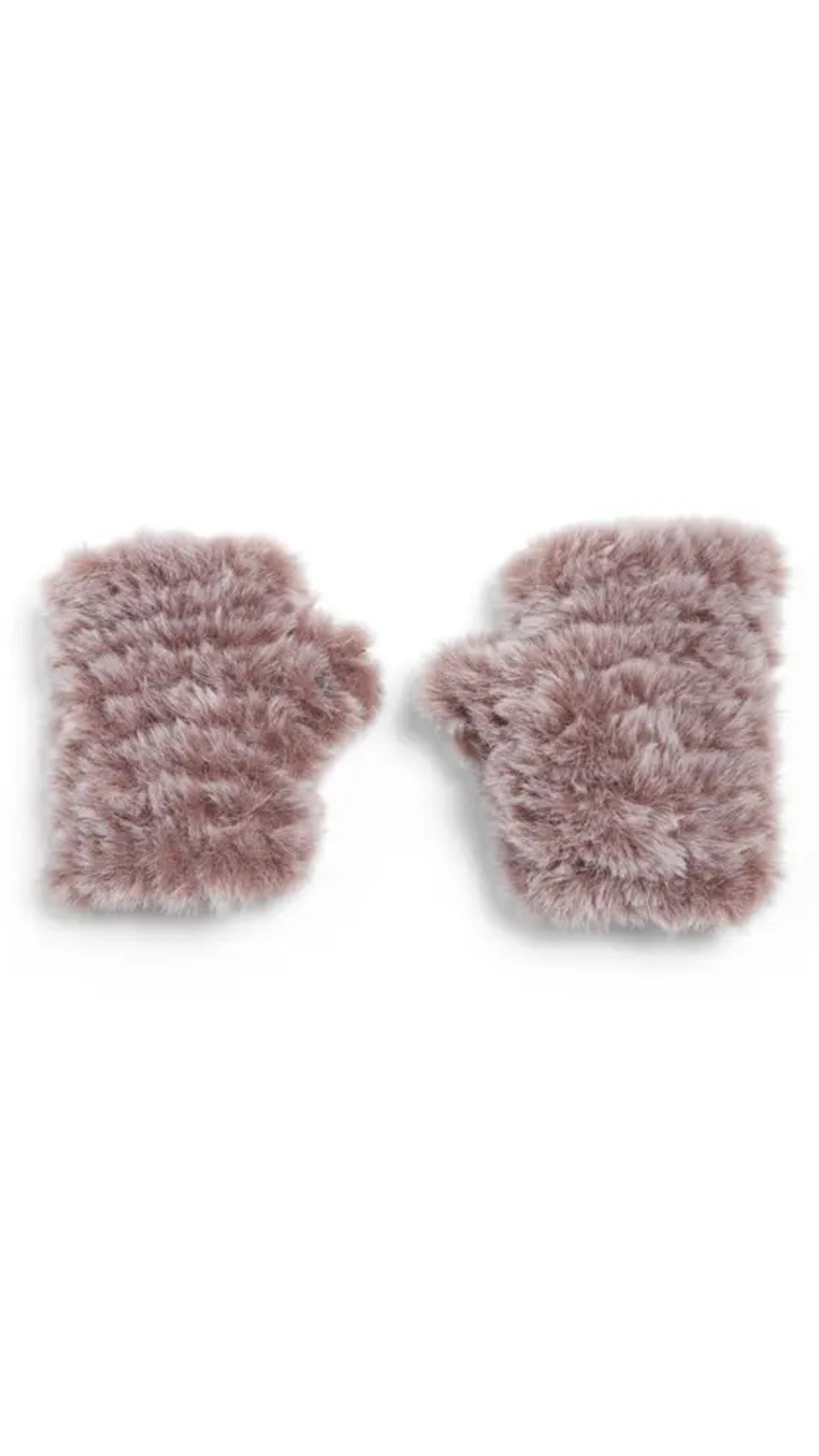 Jocelyn Mandy Faux Fur Fingerless Mittens