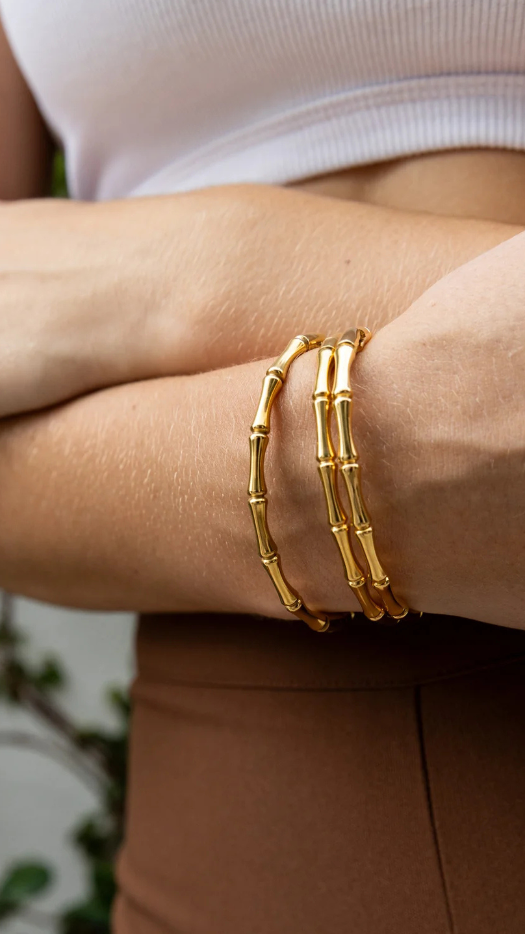 Sahira Jewelry Bamboo Bangle