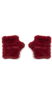 Jocelyn Mandy Faux Fur Fingerless Mittens