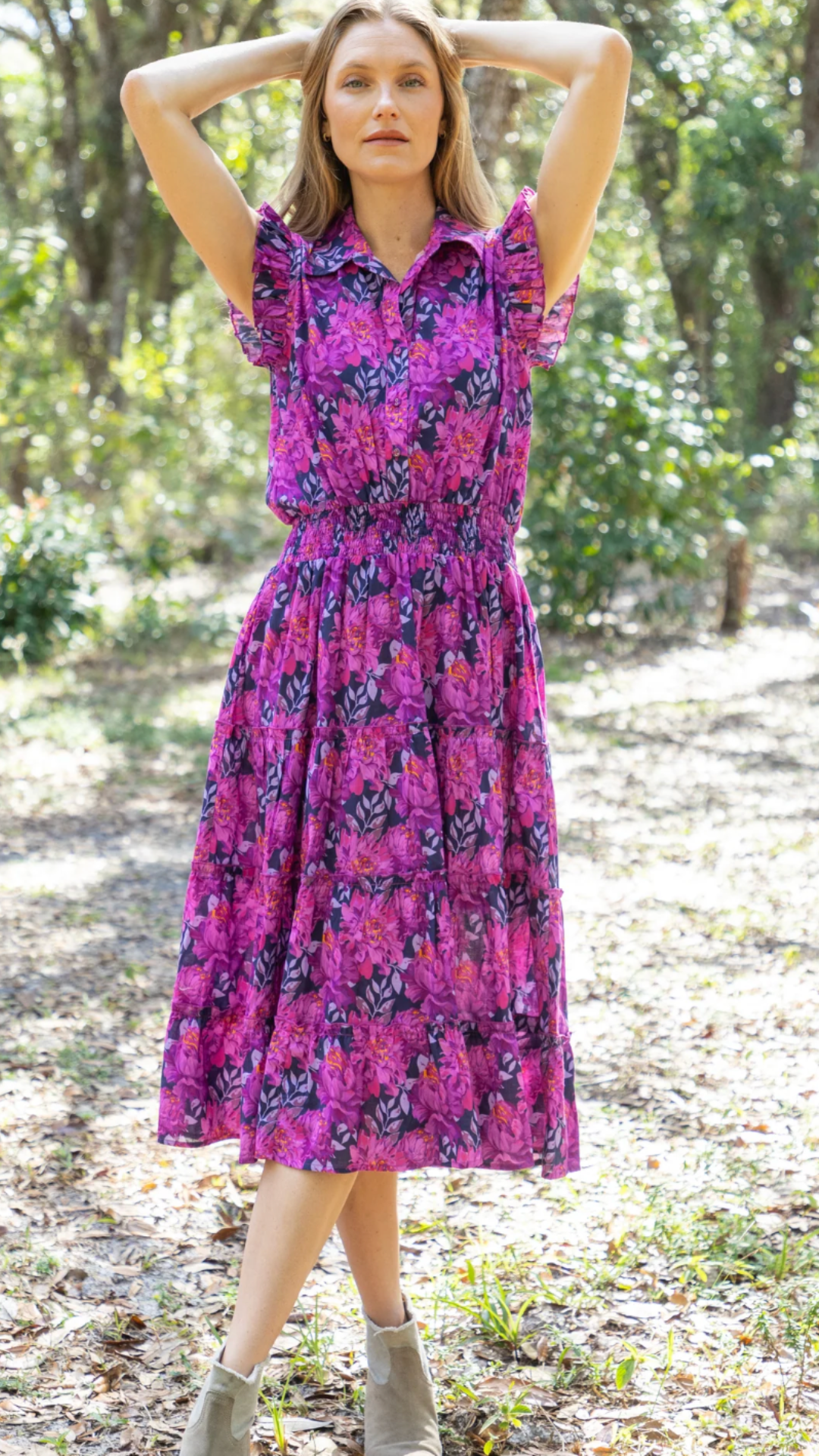 Bindu Brenda Dress- Orchid