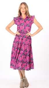 Bindu Brenda Dress- Orchid