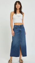 Hidden Jeans- Denim Maxi Skirt