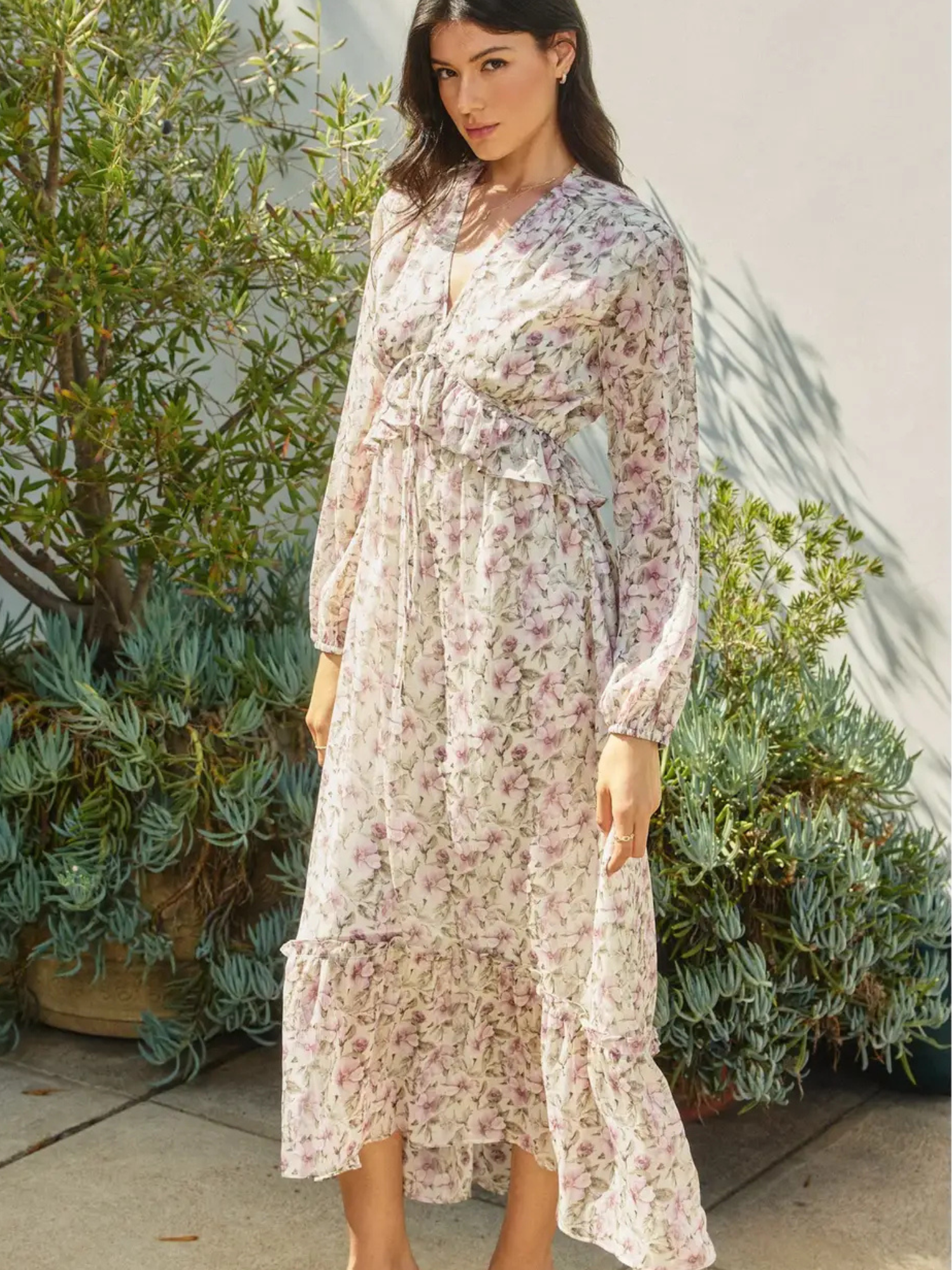 Ruffled Maxi Dress Mod39 Ruffled Maxi Dress Mod39