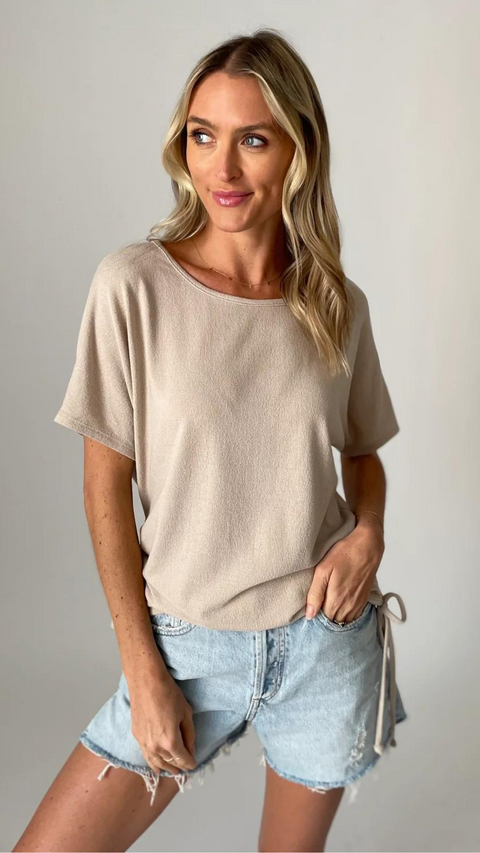 Six Fifty Mia Top Taupe