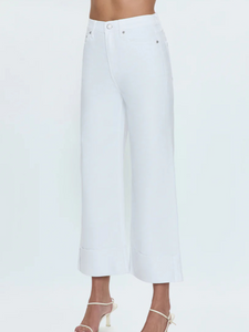 Pistola Lana Crop in Vivid White