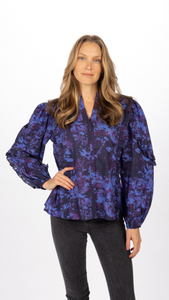 Bindu Milla Blouse- Midnight