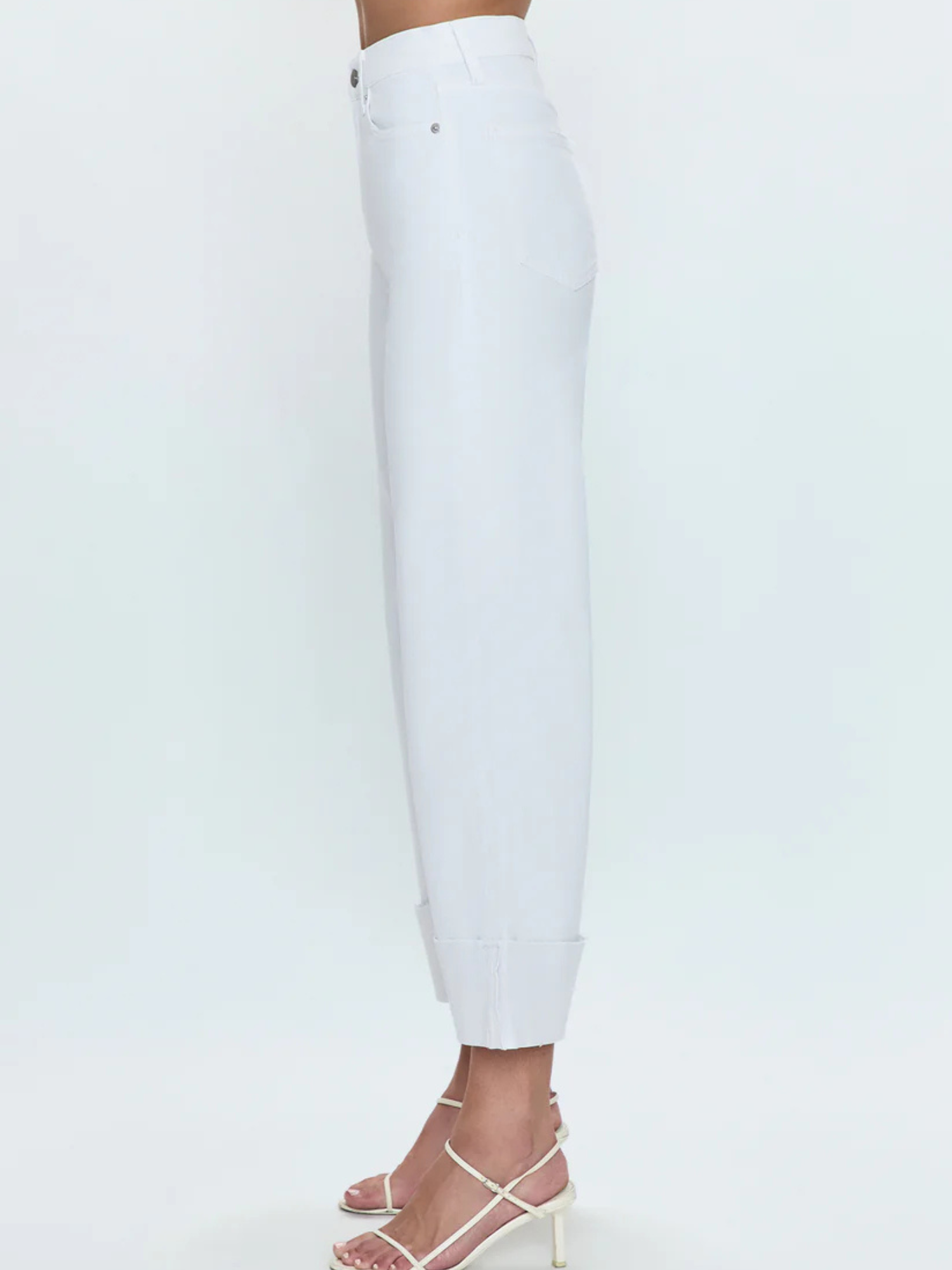 Pistola Lana Crop in Vivid White