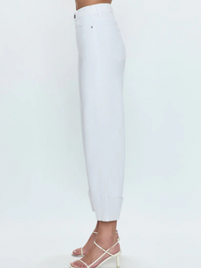 Pistola Lana Crop in Vivid White