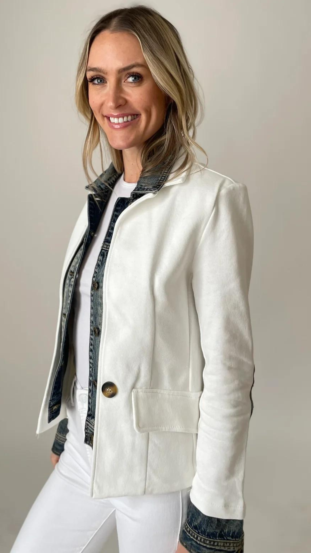 Six Fifty Clarissa Blazer -White