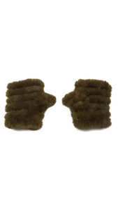 Jocelyn Mandy Faux Fur Fingerless Mittens