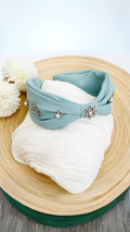 Bejeweled Headband Powder Blue