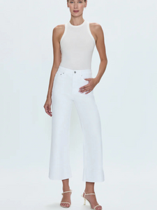 Pistola Lana Crop in Vivid White