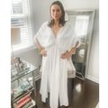 Scandal Italy Elyse Dress Cover-up White